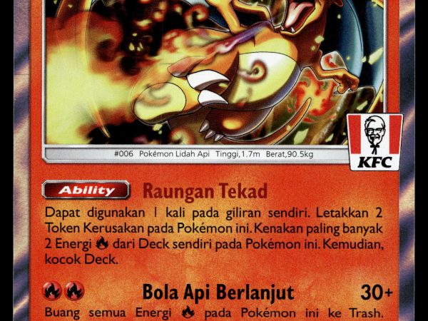 Charizard - 181/SM-P - NM - Indonesian - KFC - Promo - Pokemon - A1-34