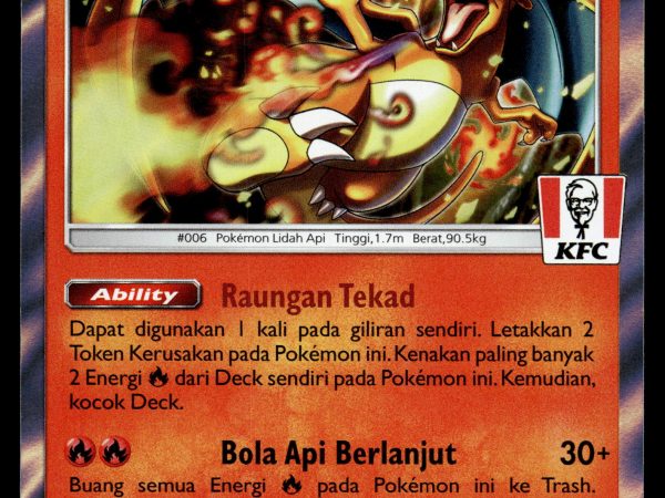 Charizard - 181/SM-P - NM - Indonesian - KFC - Promo - Pokemon - A1-38