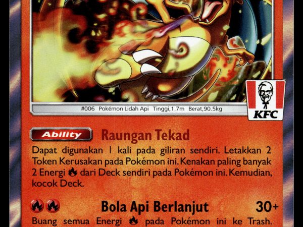 Charizard - 181/SM-P - NM - Indonesian - KFC - Promo - Pokemon - A1-27