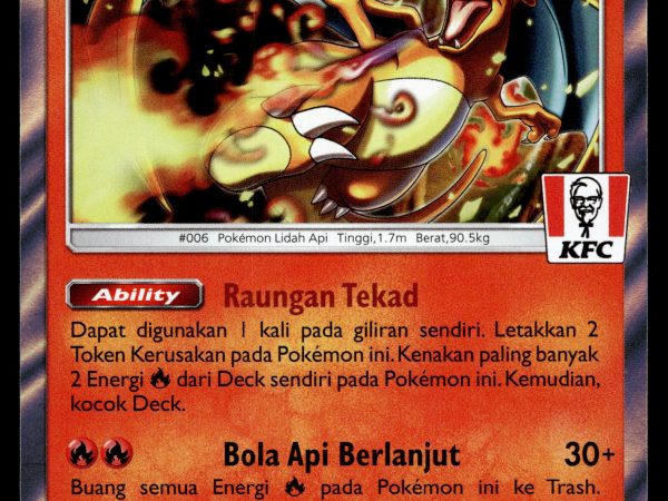 Charizard - 181/SM-P - NM - Indonesian - KFC - Promo - Pokemon - A1-39
