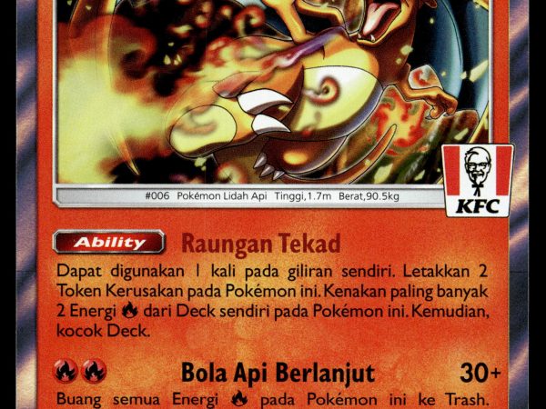 Charizard - 181/SM-P - NM - Indonesian - KFC - Promo - Pokemon - A1-33