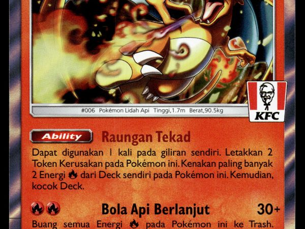 Charizard - 181/SM-P - NM - Indonesian - KFC - Promo - Pokemon - A1-35