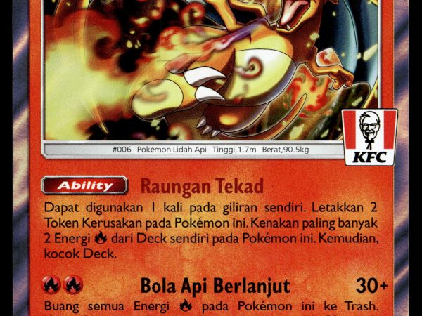 Charizard - 181/SM-P - NM - Indonesian - KFC - Promo - Pokemon - A1-25