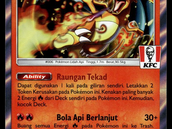 Charizard - 181/SM-P - NM - Indonesian - KFC - Promo - Pokemon - A1-31