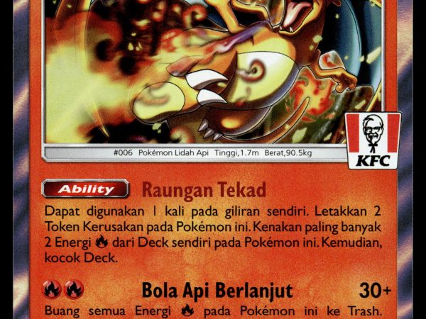 Charizard - 181/SM-P - NM - Indonesian - KFC - Promo - Pokemon - A1-29