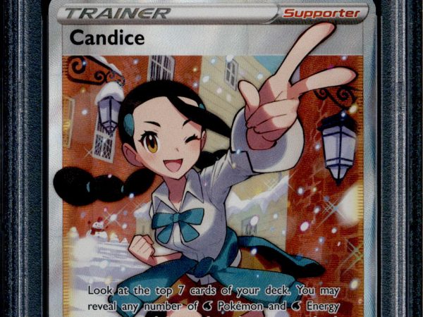 Candice - 189/195 - PSA 9 - Full Art - Silver Tempest - Pokemon - 68720