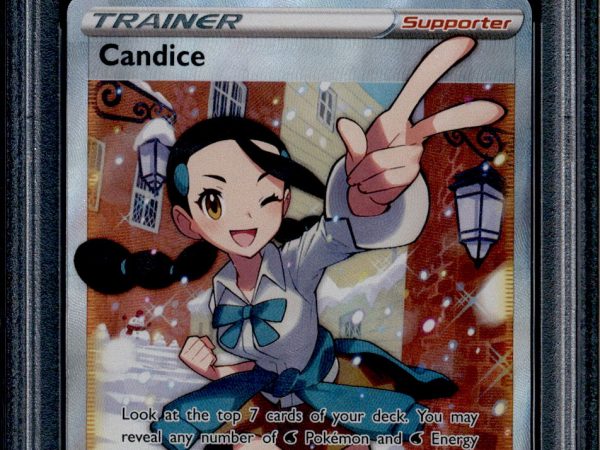 Candice - 189/195 - PSA 9 - Full Art - Silver Tempest - Pokemon - 68726