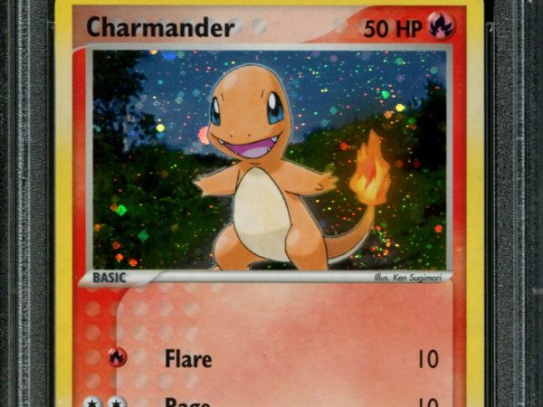 Charmander - 113/112 - PSA 9 - Holo - FRLG - Pokemon - 64984