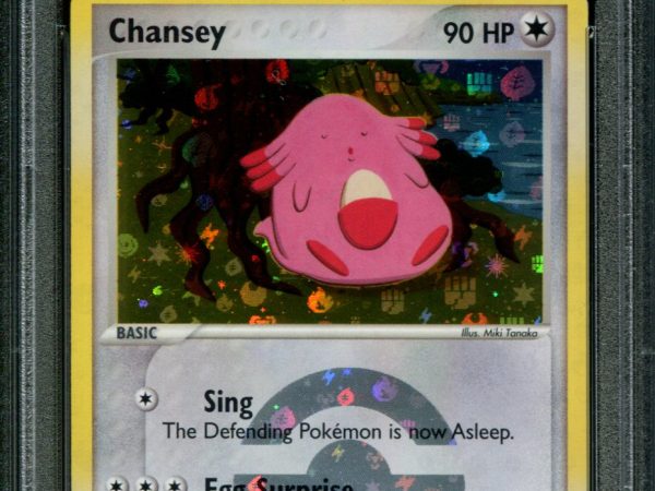Chansey - 19/112 - PSA 7 - Reverse Holo - FRLG - Pokemon - 80789