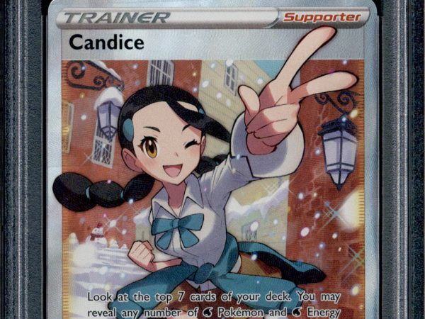 Candice - 189/195 - PSA 9 - Full Art - Silver Tempest - Pokemon - 73361