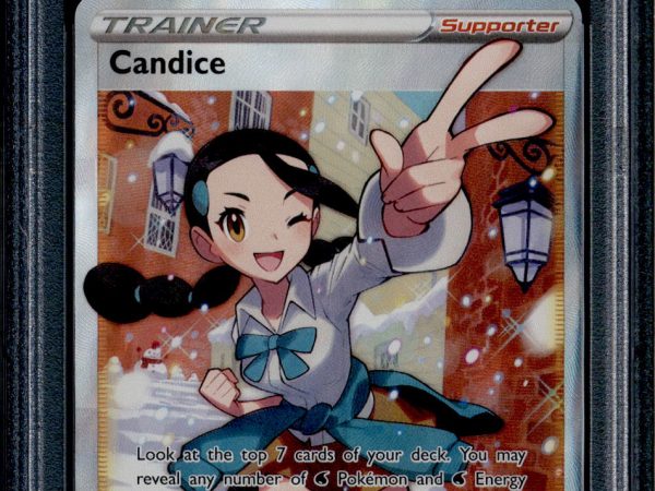 Candice - 189/195 - PSA 9 - Full Art - Silver Tempest - Pokemon - 68722