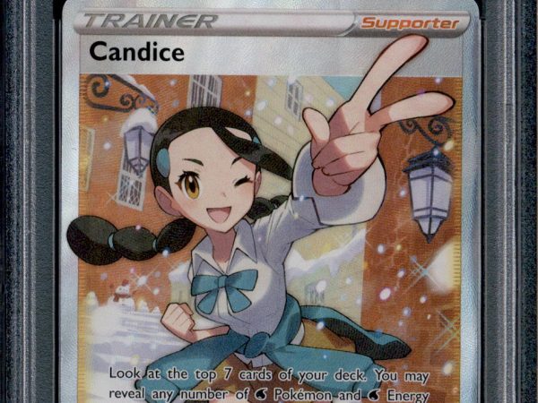 Candice - 189/195 - PSA 10 - Full Art - Silver Tempest - Pokemon - 73360