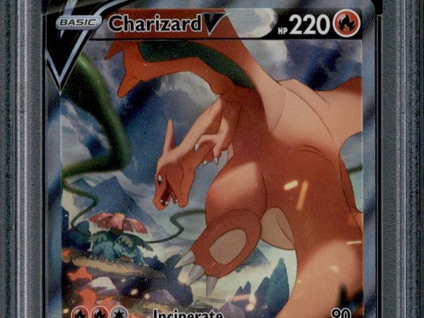 Charizard V - 154/172 - PSA 10 - Alt Art - Brilliant Stars - Pokemon - 10652