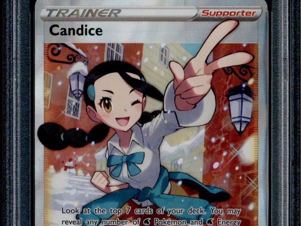Candice - 189/195 - PSA 9 - Full Art - Silver Tempest - Pokemon - 68719