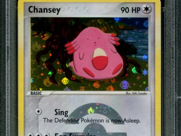Chansey - 19/112 - PSA 8 - Reverse Holo - FRLG - Pokemon - 80788