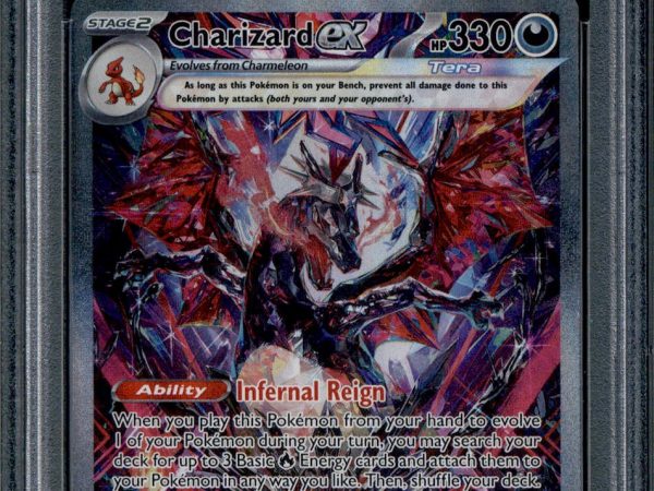 Charizard ex - 234/091 - PSA 8.5 - SIR - Paldean Fates - Pokemon - 10659