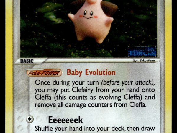 Cleffa - 21/115 - NM - Reverse Holo - Unseen Forces - Pokemon - A9-34