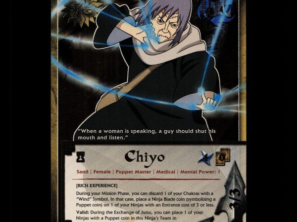 Chiyo - 539 - NM - 1st Edition - Foil - Naruto CCG - D4-221
