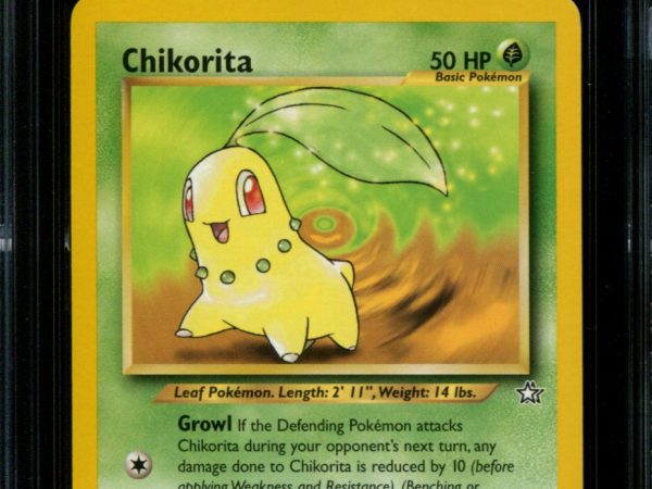 Chikorita - 54/111 - CGC 9 Mint - Neo Genesis - Pokemon - 37276