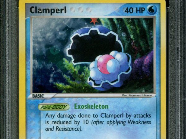 Clamperl - 58/101 - PSA 8 - Reverse Holo - Hidden Legends - Pokemon - 65056