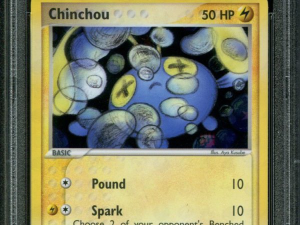 Chinchou - 56/101 - PSA 9 - Reverse Holo - Hidden Legends - Pokemon - 65030
