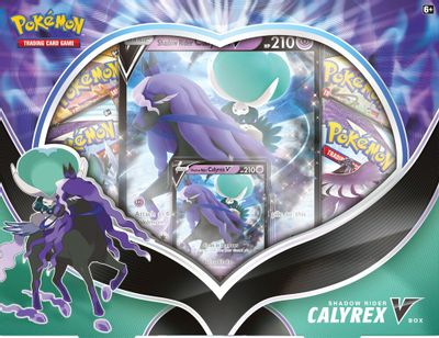 Calyrex V (Random Art) - Pokemon - Chilling Reign Collection Box - Sealed - New
