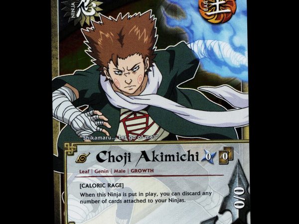 Choji Akimichi - 1271 - NM - 1st Edition Foil - S23 - Naruto CCG - D3-72