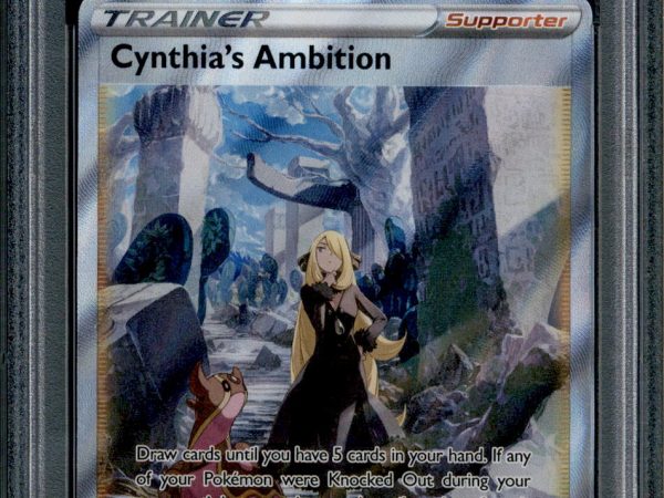 Cynthia's Ambition - GG60/GG70 - PSA 8 - Full Art - Crown Zenith - Pokemon - 68871