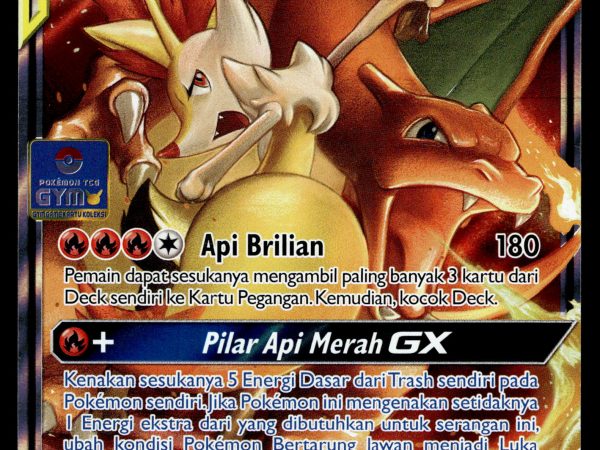 Charizard & Braixen GX - 134/SM-P - NM - Indonesian - Promo - Pokemon - A1-87