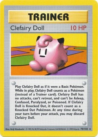 Clefairy Doll (70/102) [Base Set (Shadowless)]