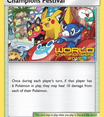 Champions Festival (SM78) (2017) [Sun & Moon: Black Star Promos]