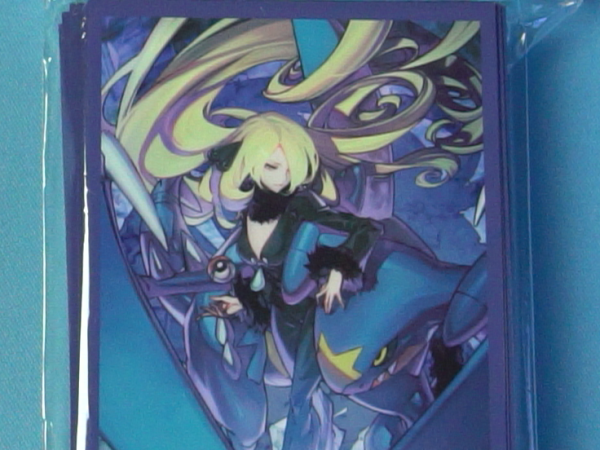 Cynthia & Garchomp Sleeves - Set of 64 Sleeves - Japanese - Pokemon Center