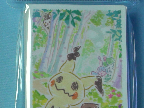 Crayon Mimikyu Art Sleeves - Set of 64 Sleeves - Japanese - Pokemon Center