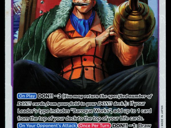 Crocodile - OP04-060 - NM - Super Rare - English OP04 - One Piece TCG