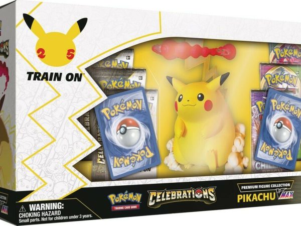 Celebrations Premium Pikachu Vmax Figure Collection - Pokemon - New - Sealed