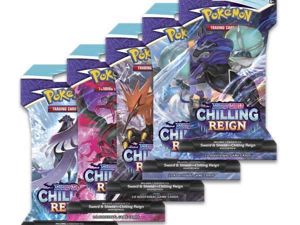 Chilling Reign Sleeved Booster Pack Lot - x36 - Pokemon TCG