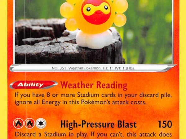 Castform Sunny Form (022/198) [Sword & Shield: Chilling Reign]