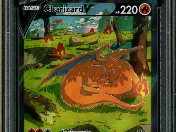 Charizard V - SWSH260 - PSA 9 - Alternate Art - Black Star Promo - Pokemon - 56411