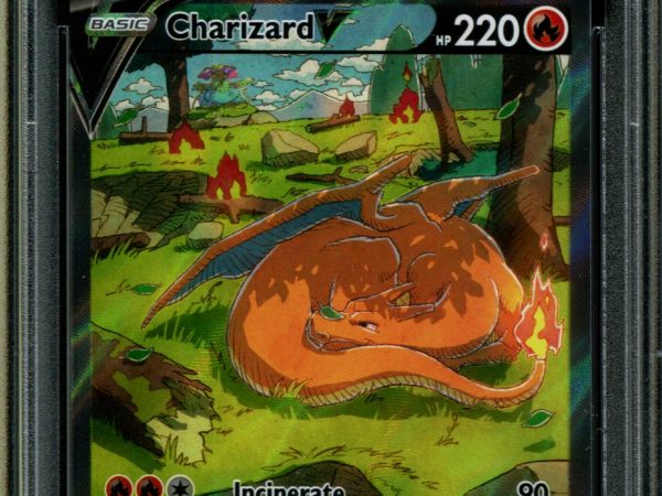 Charizard V - SWSH260 - PSA 9 - Alternate Art - Black Star Promo - Pokemon - 56407