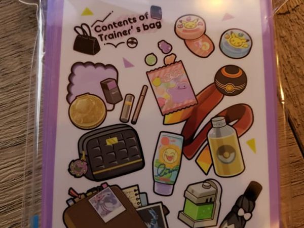 Contents of Trainer's Bag - Pokemon Center - Set of 64 Sleeves