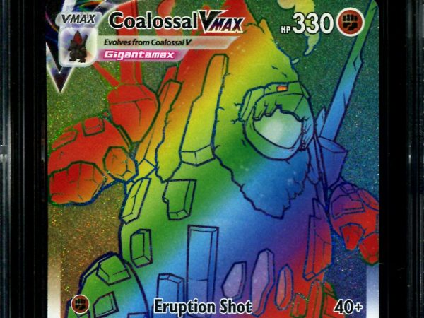 Coalossal Vmax - 189/185 - CGC 8.5 - Hyper Rare - Vivid Voltage - Pokemon - 28296