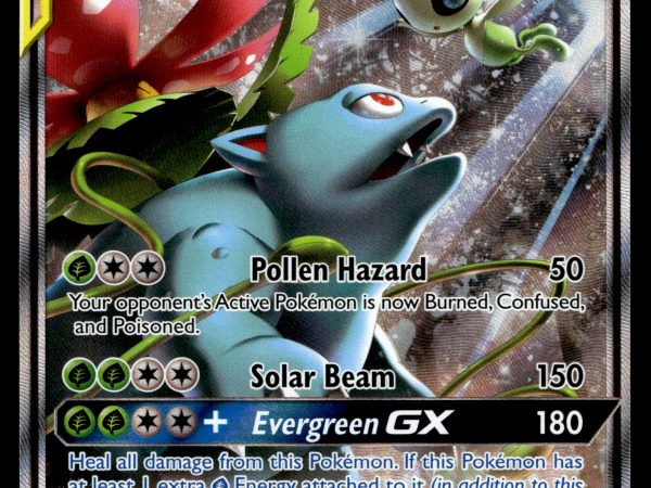Celebi & Venusaur GX - SM167 - NM - Alt Art - Promo - Pokemon - A9-116