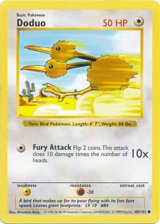 Doduo (48/102) [Base Set (Shadowless)]