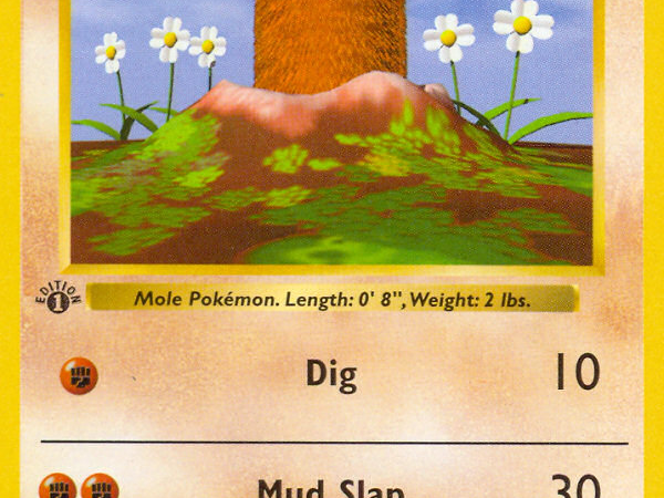 Diglett (47/102) (Shadowless) [Base Set 1st Edition]