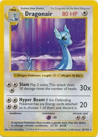 Dragonair (18/102) [Base Set (Shadowless)]