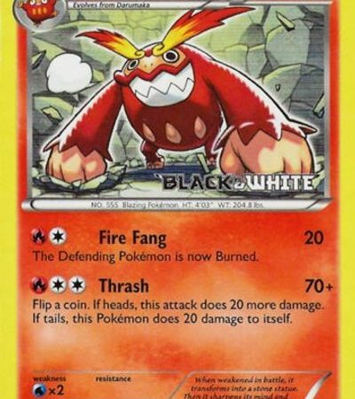 Darmanitan (25/114) (Prerelease Promo) [Black & White: Black Star Promos]