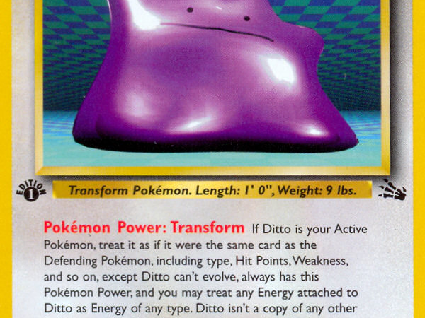 Ditto (18/62) [Fossil 1st Edition]