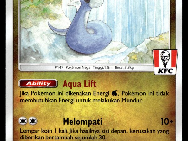 Dratini - 185/SM-P - NM - Indonesian KFC - Promo - Pokemon - B1-47