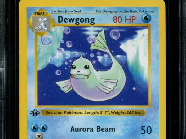 Dewgong - 25/102 - CGC 8.5 - 1st Edition - Base Set - Pokemon - 38112