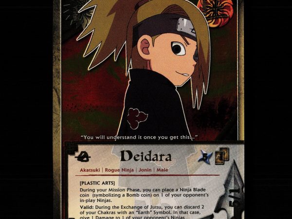 Deidara - 480 - NM - Foil - Promo - Naruto CCG - E1-34